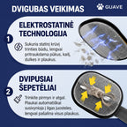 Guave naminių gyvūnėlių plaukų šalinimo pirštinės